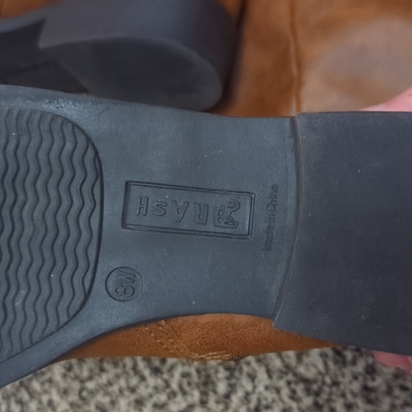 Brash Tall Brown Leather Boots - Picture 4 of 4